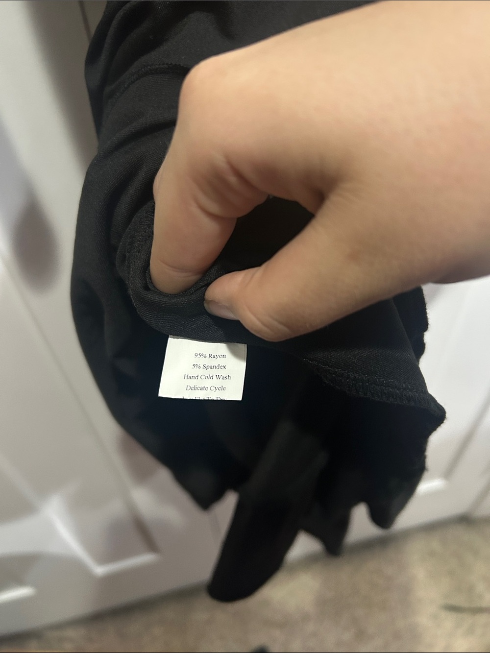 Nuggles- Black High-Low Ruffle Hem Dress - Picture 5 of 5